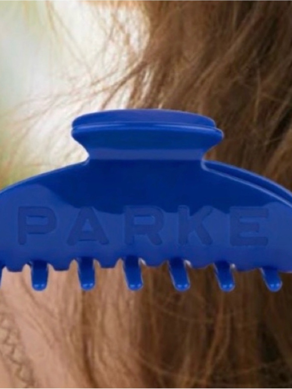 PARKE Summerland Denim Claw Clip- NWT